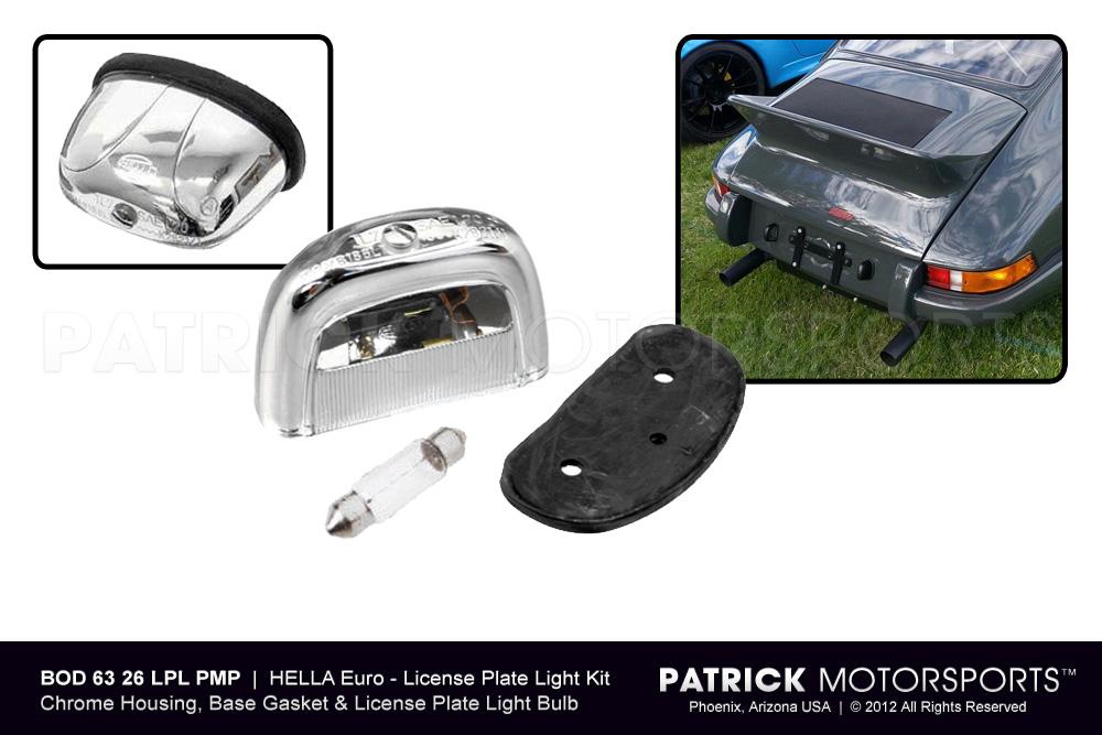 Pre-Order Reproduction Hella Euro-Style License Plate Light Kit