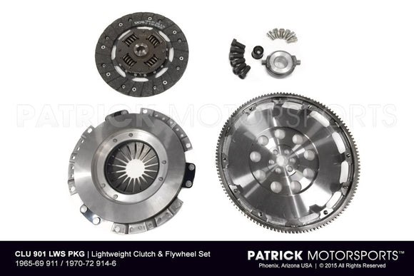 Porsche 911 / 914-6 901 Transmission 215mm Lightweight Flywheel and Clutch Package CLU 901 LWS PKG / CLU 901 LWS PKG / CLU-901-LWS-PKG / CLU.901.LWS.PKG / CLU901LWSPKG