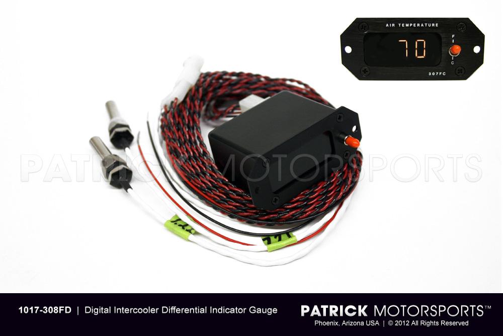 Mach V Digital Intercooler Temperature Gauge