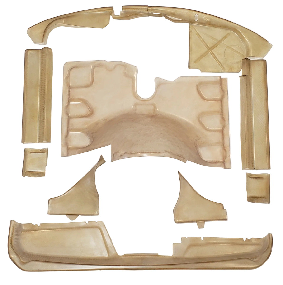 1965-77 Porsche 911 Amber FRG Complete Air Shroud and Engine Tin