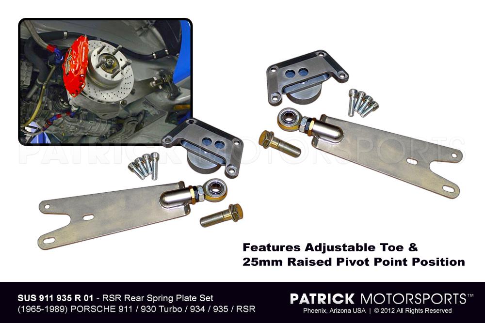 935 RSR Adjustable Rear Spring Plate Set For Porsche 911 / 930 Turbo (SUS  911 331 935 R 01)