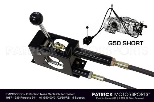 G50 Cable Shifter System 1987-1989 / Porsche 911 Carrera - G50.00 / 01 / 02 / 50 - 5 Speed Transmissions TRA 950 424 CABS G50 PMP / TRA 950 424 CABS G50 PMP / TRA-950-424-CABS-G50-PMP / TRA.950.424.CABS.G50.PMP / TRA950424CABSG50PMP