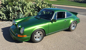 1973 911 RS Restoration In Metallic Green