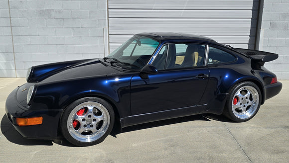 SOLD - 1994 964 3.6L Turbo 28,000 miles Midnight Blue Metallic with Cashmere Tan interior