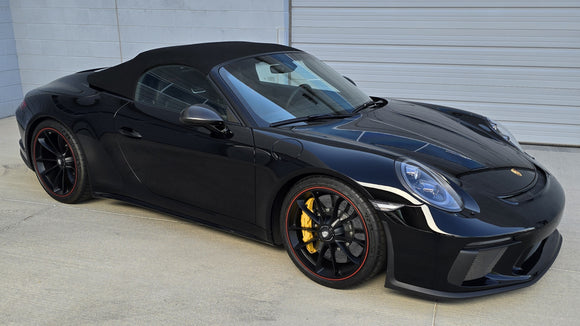 AVAILABLE! 2019 991.2 Speedster Black / Black with Red Stitch and accents