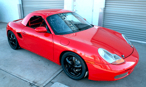 Guards Red 1998 986 BSR Race Car Conversion