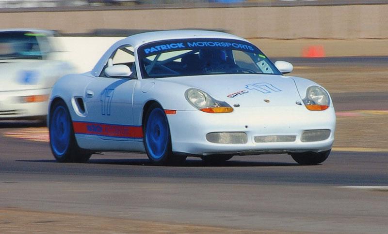 986 Racing Number #17 White / Blue 1999 986 BSR Race Car Conversion – PATRICK MOTORSPORTS USA