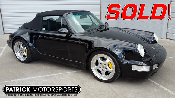 SOLD! 1992 964 AMERICA ROADSTER