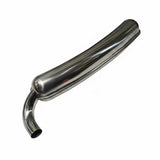 Early 911 Sport Muffler - Dual Inlet - 70mm Single Outlet - 1965 to 1973 Stainless Steel (EXH 911 111 025 00 PS70 / 1620603400)