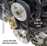 993 GT3 RSR Serpentine Pulley Conversion Kit (ENG 993 106 151 80 RSR PMS)