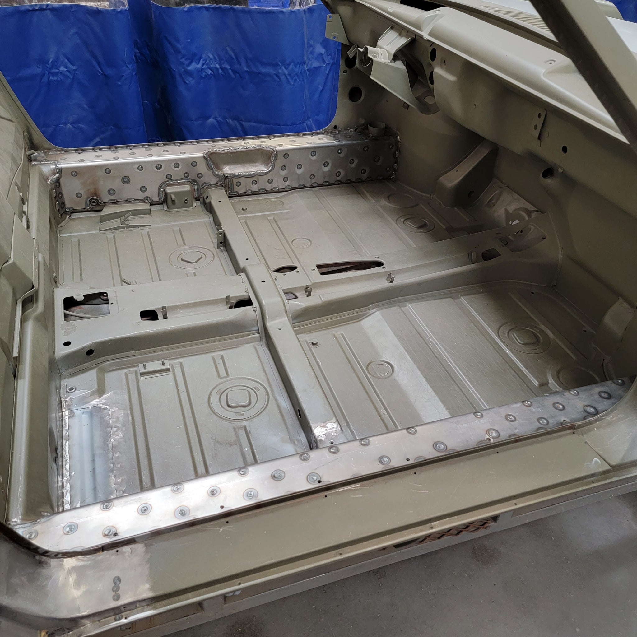 914 Frame Porsche 914 Longitudinal Chassis Door Sill Reinforcement Plate Set (BO ...