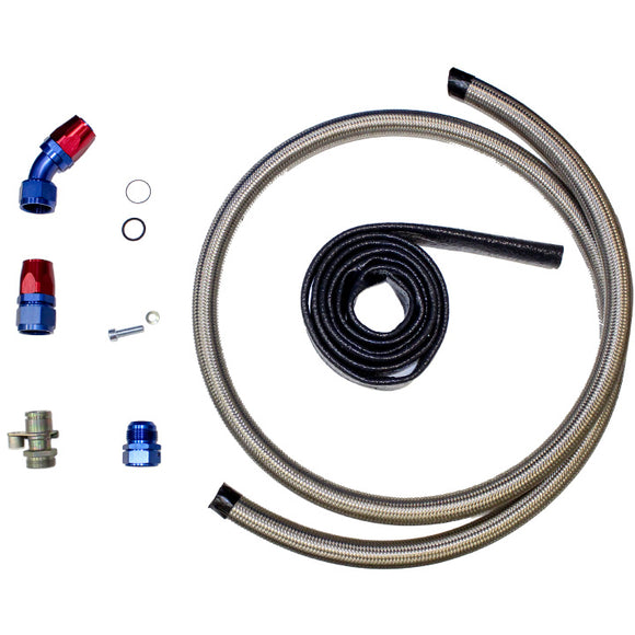 914-6 Engine Oil Feed Line Set To 993 3.6L Engines (OIL 901 107 993 AN16 PMS)