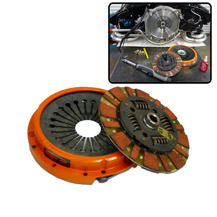 225mm Centerforce Dual Friction Sport Clutch Kit For Porsche 911 915 Transmission (CLU DF200199)