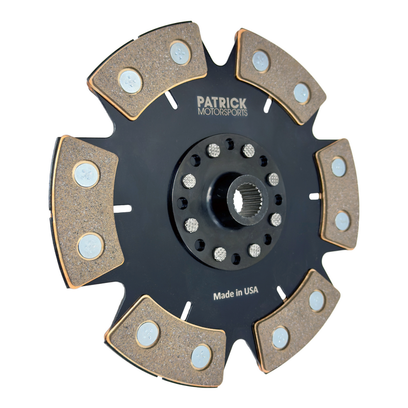 Porsche 911 914 901 215mm Race Clutch Disc With Metallic 6 Puck Rigid Hub (CLU 901 215 6PD RPH 900 PMS)