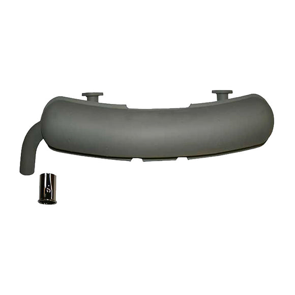 Porsche 914-6 2.0L Dual Inlet / Single Outlet Exhaust Muffler (EXH 901 111 011 11)