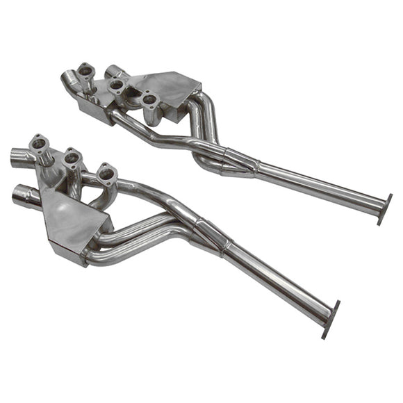 BACK-ORDER - 1-5/8 Inch OD Exhaust Header Set With Heat Exchangers Porsche 914-6 (EXH FPOR 0500)