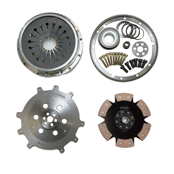 1972-1977 Porsche 911 915 Stage 2 Lightweight Race Flywheel and Clutch Package - Rigid Hub (PKG 9156 LW 2RHR PMS / CLU 915 LW 2RHR PKG)