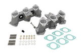 50mm x 42mm x 100mm 3 Bolt PMO Intake Manifold Set For Motronic 964 / 993 3.6L - Raw Aluminum Finish (FUE PMO 9160)