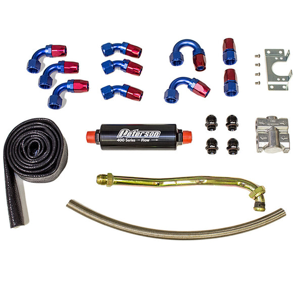 914-6 Engine Oil Tank Line and Thermostat Set For 914 GT Front Mount Oil Cooler (OIL 901 107 710 AN12 OC PMS)