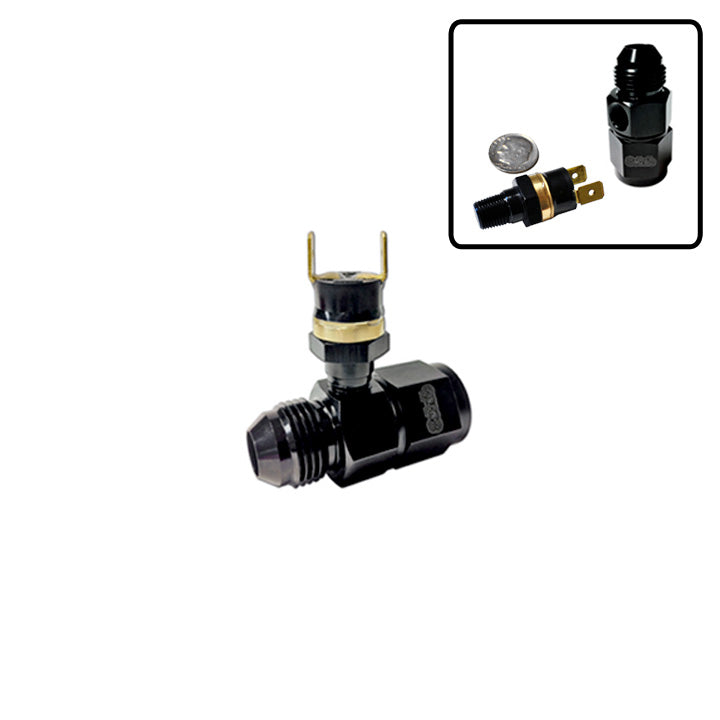SETRAB In-Line Thermal Switch Assembly AN-10 Male to AN-10 Female (OIL SET 31 TS190 10)