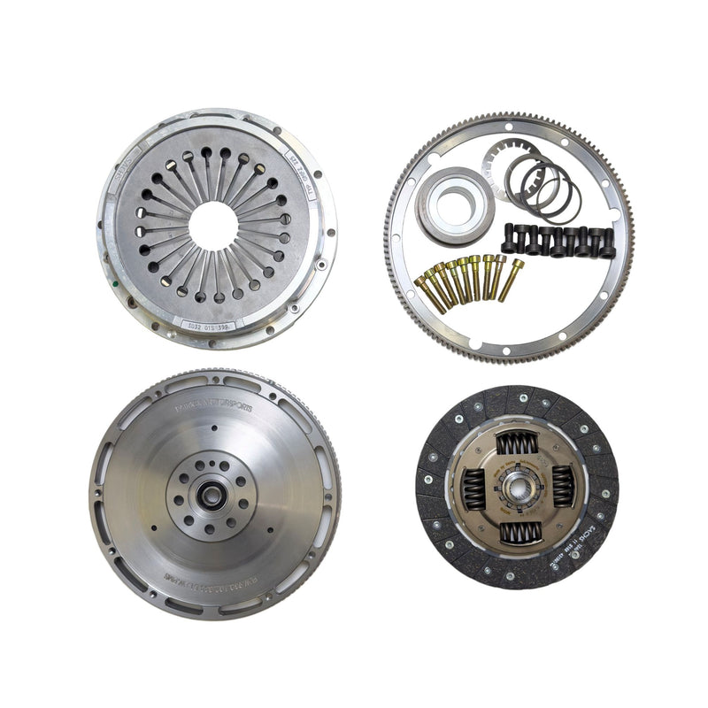 Porsche 911 3.2L DME 225mm To 915 Sport Flywheel and Sachs Power Clutch Conversion Package (PKG 915 225 32DME SPC PMS)