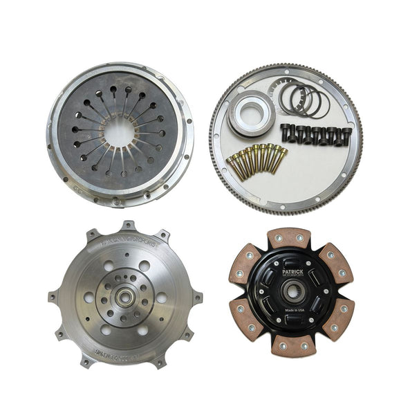 NEW STOCK! 911 225mm 9 Bolt RSR Flywheel With KEP 915 Stage 1 Lightweight 6 Puck Metallic Race Clutch Package (PKG 915 225 9RSR KAI1 MS PMS)