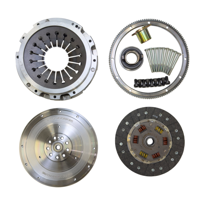 240mm 9 Bolt 930 OE Flywheel And Stage 1 LITE Sport Clutch Package For Porsche Late 930 / 911 Turbo (PKG 930 9OE KLS1LITE OS PMS)