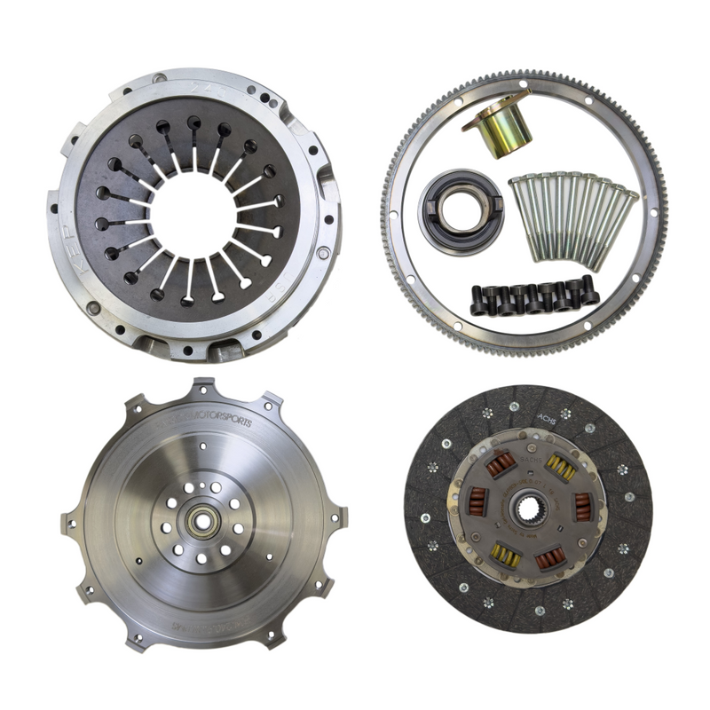 240mm 930 RSR Flywheel And Stage 1 LITE Sport Clutch Package For Late Porsche 930 / 911 Turbo (PKG 930 9RSR KL1LITE OS PMS)