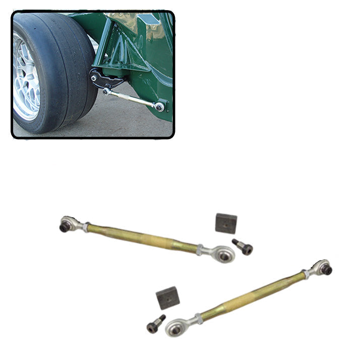 Adjustable Rear Toe Link Set Without Carrier Brackets For Porsche 914 914-6 Rear Suspension (SUS 914 331 052 RTK NCB PMS)