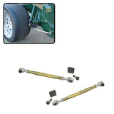 Adjustable Rear Toe Link Set Without Carrier Brackets For Porsche 914 914-6 Rear Suspension (SUS 914 331 052 RTK NCB PMS)