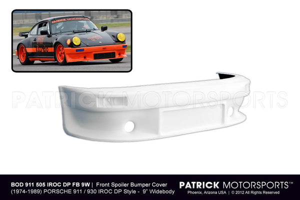 Porsche 911 / 930 Turbo IROC RS Front Bumper For Wide Body 9" Fenders BOD 911 505 IROC DP FB 9W / BOD 911 505 IROC DP FB 9W / BOD-911-505-IROC-DP-FB-9W / BOD.911.505.IROC.DP.FB.9W / BOD911505IROCDPFB9W