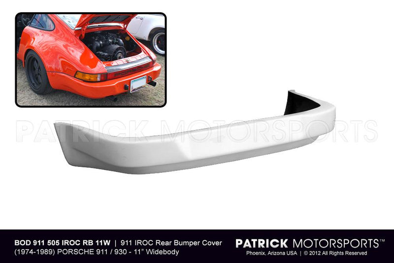 Porsche 911 / 930 Turbo IROC / RSR Rear Bumper For Wide Body 11
