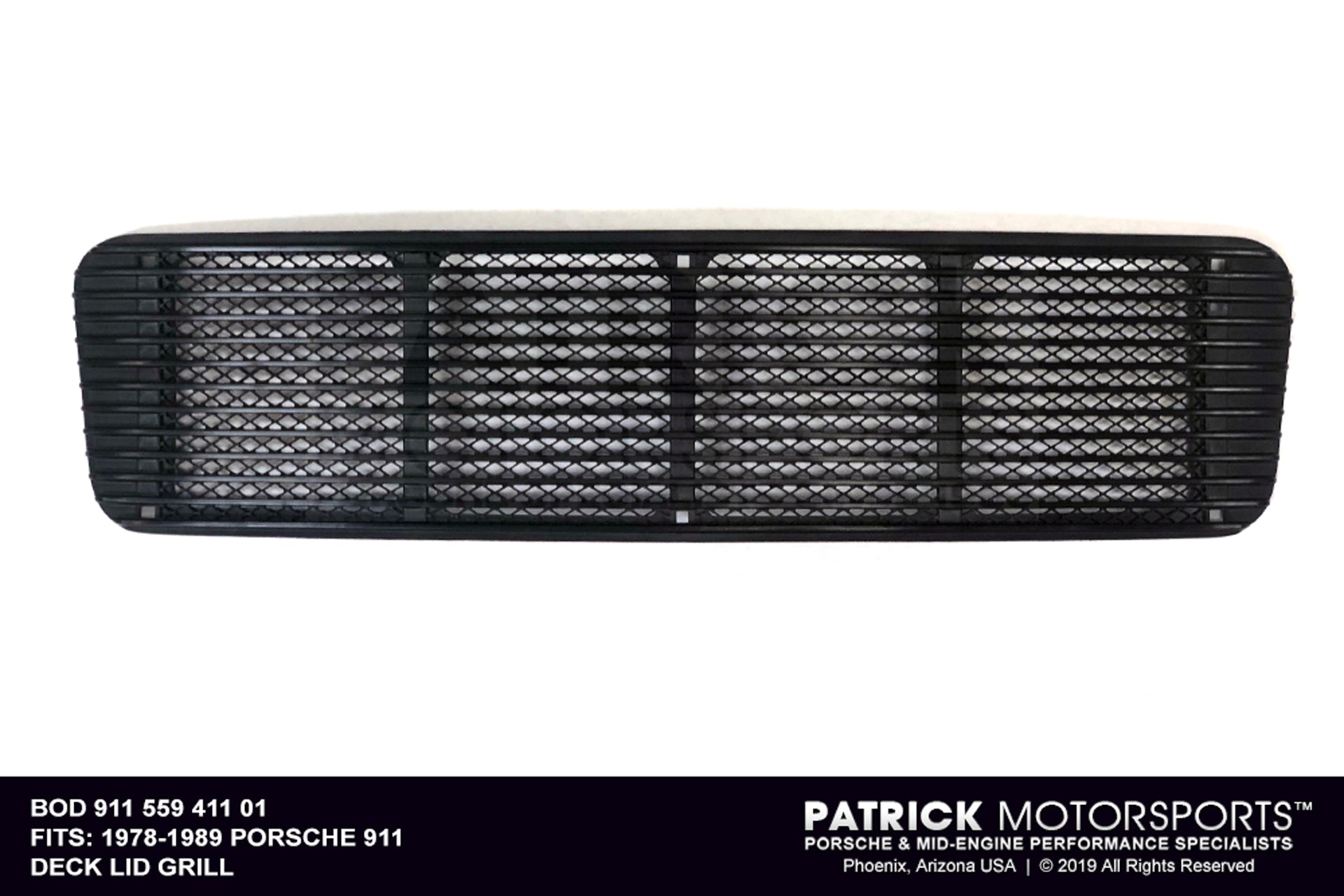 Porsche 911 Deck Lid Grill (BOD 911 559 411 01) – PATRICK