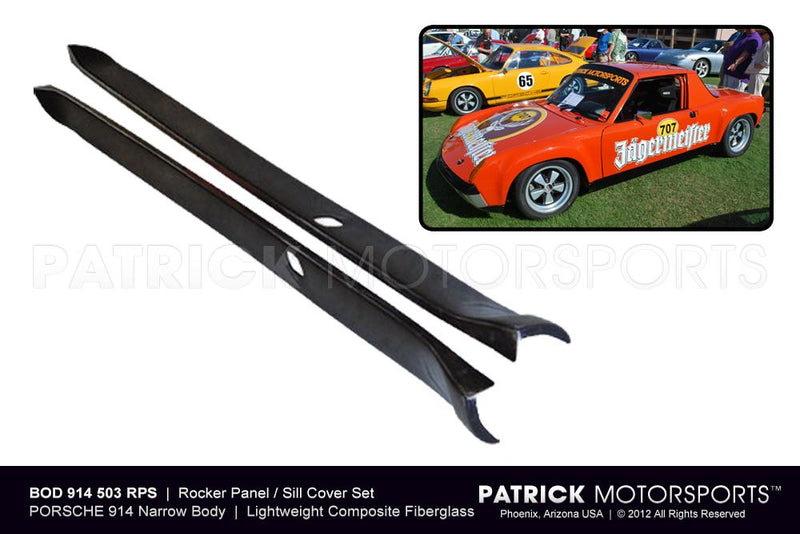 Porsche 914-6 GT Rocker Panel Set / Sill Cover Set - 7 and 9 Inch Width Flares BOD 914 503 RPS GT / BOD 914 503 RPS GT / BOD-914-503-RPS-GT / BOD.914.503.RPS.GT / BOD914503RPSGT