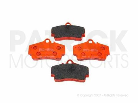Porsche 986 / 996 / 987 Rear Brake Pad Set - Pagid Race Spec Orange RS4-4 BRA 99 5541 537 / BRA 99 5541 537 / BRA-99-5541-537 / BRA.99.5541.537 / BRA995541537