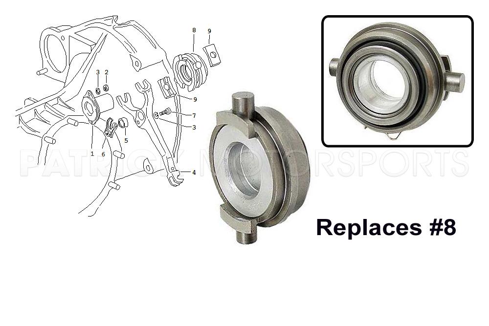 SACHS Clutch Release Bearing For 901 Trans - Porsche 911 / 912 / 914 ...