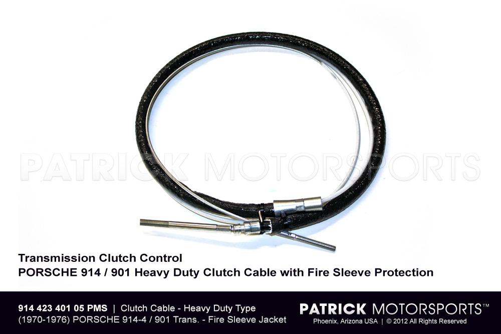 914-4 Clutch Cable - Heavy Duty Type With Fire Sleeve (CLU 914 423