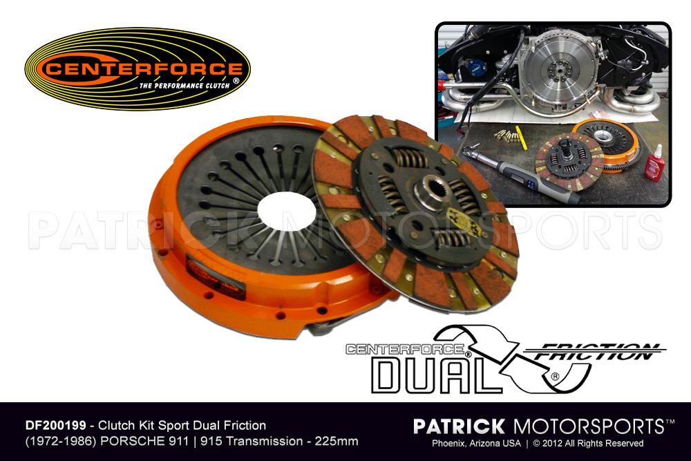 Centerforce Dual Friction 225mm Sport Clutch Kit For Porsche 911