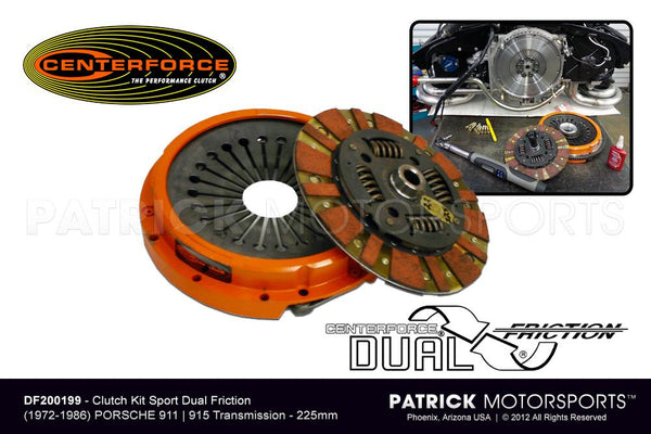 Porsche 911 915 Transmission 225mm Centerforce Clutch Kit CLU DF200199 / CLU DF200199 / CLU-DF200199 / CLU.DF200199 / CLUDF200199