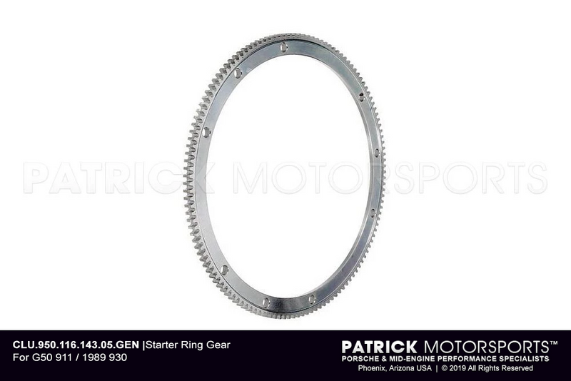 Starter Ring Gear - G50 - G50-50 - Porsche 911 / 1989 930 CLU 950 116 143 01 / CLU 950 116 143 05 / 950-116-143-05 / CLU.950.116.143.05.GEN / CLU95011614305GEN / 950.116.143.05 / 95011614305 / 95011614301