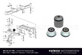 Porsche 964 / 993 Front Control Arm Bushing Set DRI 964 341 017 PMS / DRI 964 341 017 PM / DRI-964-341-017-PM / 964.341.017.PM / 964341017PM