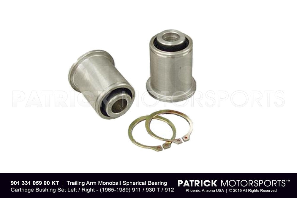 Rear Trailing Arm Monoball Bearing Set Porsche 911 / 912 / 930 (SUS 901 331  059 00 KT / SUS90133105900KT) – PATRICK MOTORSPORTS USA