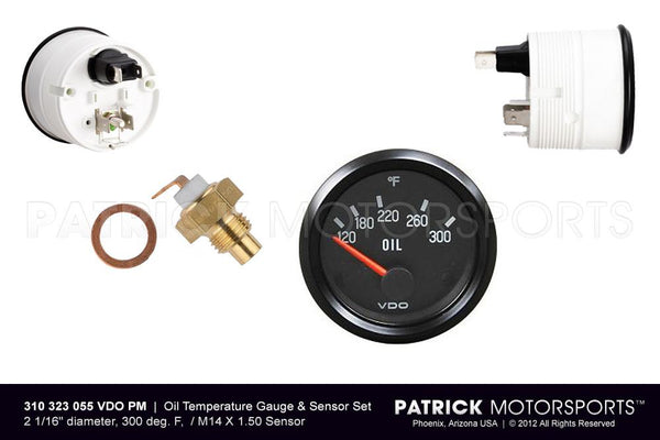 Oil Temperature Gauge and Sensor Set - Engine - Transmission M14X1.50 ELE 310 323 055 VDO PM / ELE 310 323 055 VDO PM / ELE-310-323-055-VDO-PM / ELE.310.323.055.VDO.PM / ELE310323055VDOPM