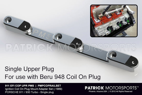 Porsche 911 / 930 Ignition Coil On Plug Mounting Rail Set - Upper ELE 911 EFI COP UPR PMS / ELE 911 EFI COP UPR PMS / ELE-911-EFI-COP-UPR-PMS / ELE.911.EFI.COP.UPR.PMS / ELE911EFICOPUPRPMS