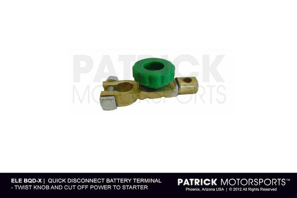 Electrical Quick Disconnect Battery Terminal - Twist Knob And Cut Off Power To Starter ELE BQD X / ELE BQD X / ELE-BQD-X / ELE.BQD.X / ELEBQDX