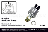 Oil Pressure Sending Unit 3.2L - 3.6L Engine Conversion - Dual Pole ENG 36 OIL PS2 PMS / ENG 36 OIL PS2 PMS / ENG-36-OIL-PS2-PMS /   ENG.36.OIL.PS2.PMS /  36OILPS2 /  928 606 203 04 / 928.606.203.04