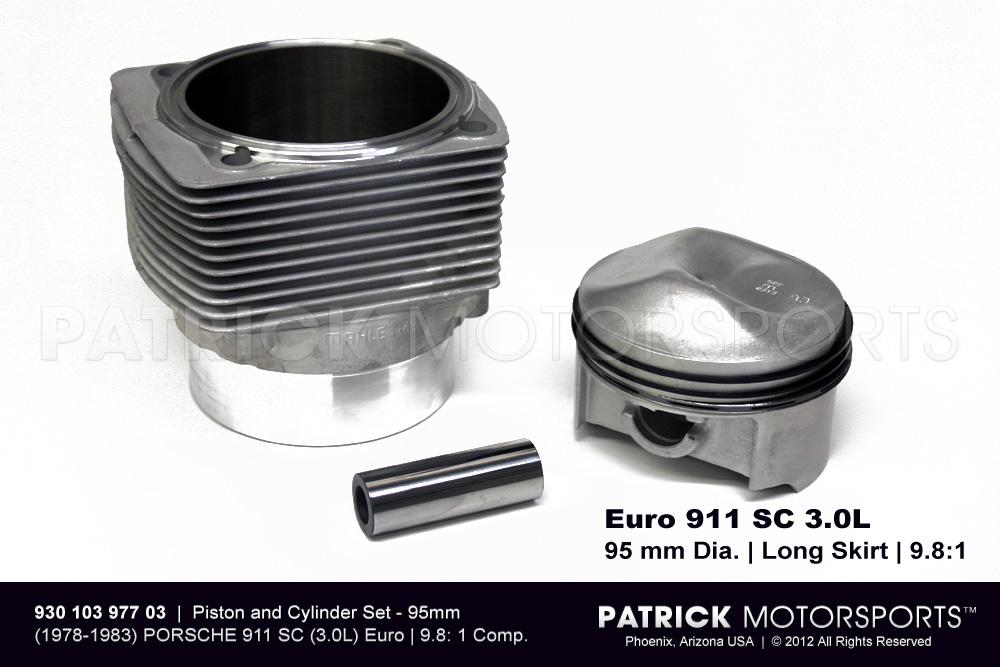 NEW STOCK! Mahle Piston Cylinder Set Porsche 911 SC EURO 3.0L 95mm 