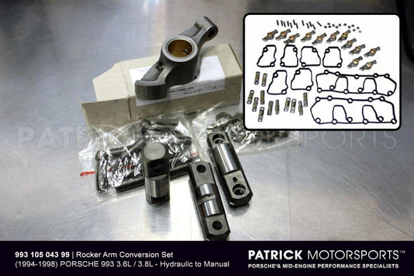 Porsche 993 Engine Solid Rocker Arm Valve Control Conversion Kit ENG 993 105 043 99 / ENG 993 105 043 99 / ENG-993-105-043-99 / ENG.993.105.043.99 / ENG99310504399