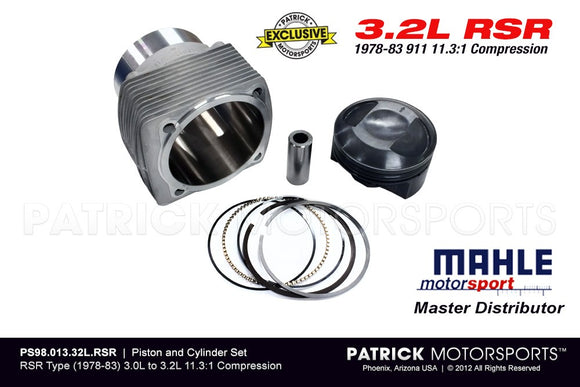 Mahle Motorsport Porsche 911 RSR Type 3.0L To 3.2L Conversion 98mm Engine Piston And Cylinder Set - Naturally Aspirated - 11:3 High Compression ENG PS98 013 32L RSR / ENG PS98 013 32L RSR / ENG-PS98-013-32L-RSR / ENG.PS98.013.32L.RSR / ENGPS9801332LRSR / PS98 013 32L RSR / PS98-013-32L-RSR PS98.013.32L.RSR / PS9801332LRSR
