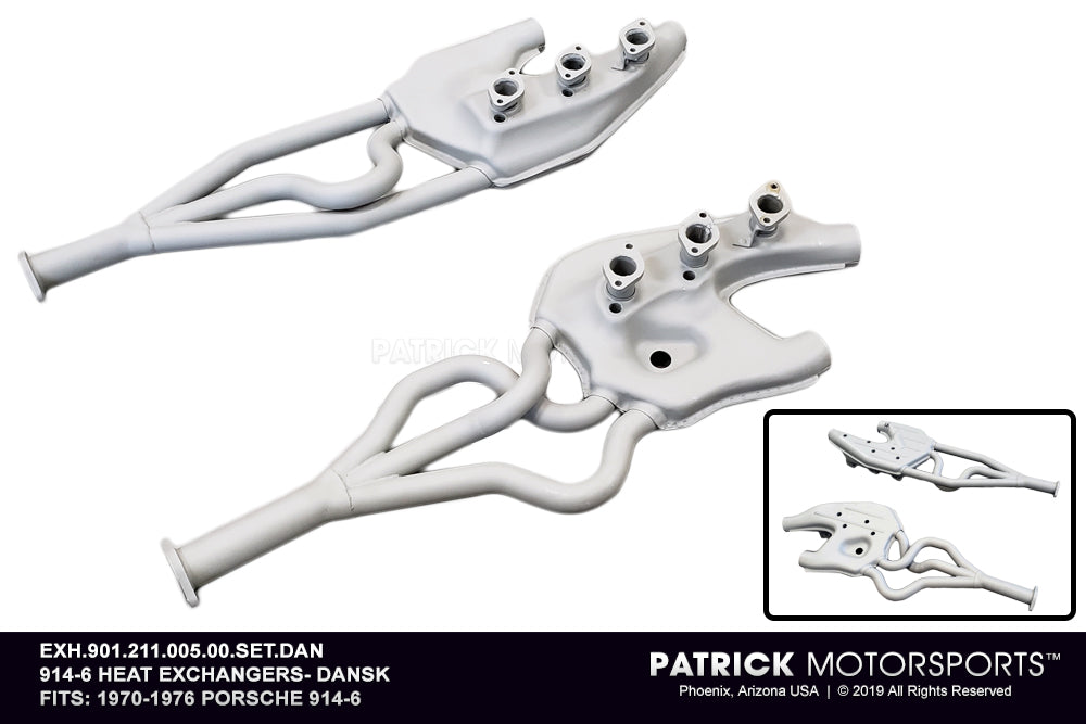 Porsche 914-6 Heat Exchanger Set - Left and Right (EXH 901 211 005